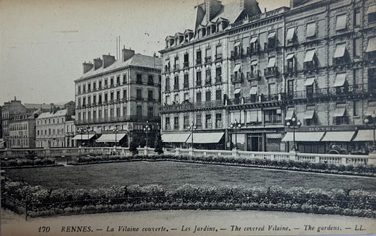 CPA FR35 Rennes - La Vilaine Couverte - Les Jardins LL
