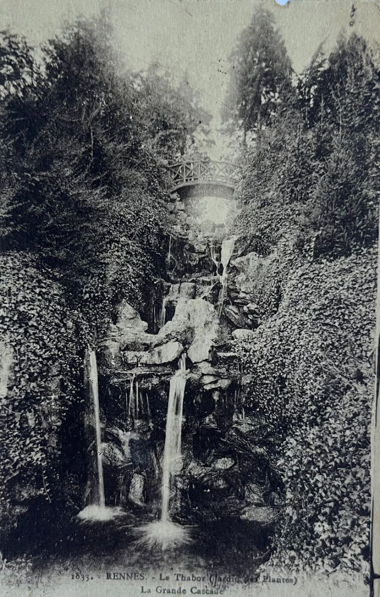 CPA FR35 Rennes - Le Thabor (Jardin des Plantes) - La Grande Cascade