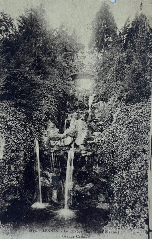 CPA FR35 Rennes - Le Thabor (Jardin des Plantes) - La Grande Cascade