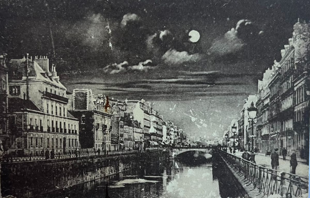 CPA FR35 Rennes - Les Quais au Clair de Lune