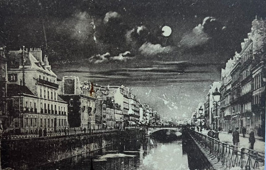 CPA FR35 Rennes - Les Quais au Clair de Lune