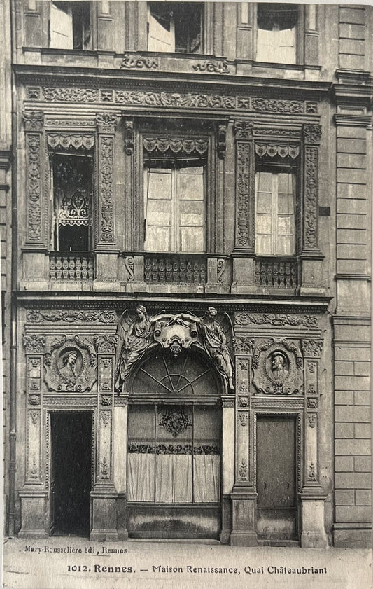 CPA FR35 Rennes - Maison Renaissance, Quai Châteaubriant