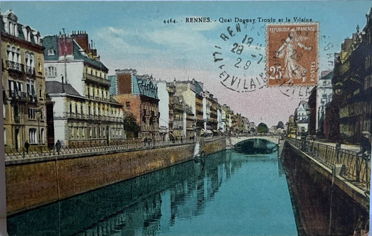 CPA FR35 Rennes - Quai Duguay-Trouin et la Vilaine