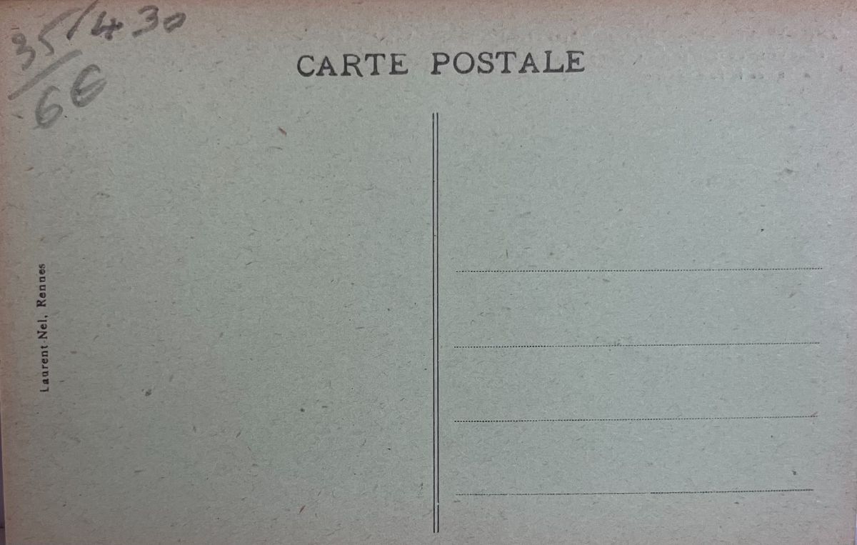 CPA FR35 Rennes - Quai Lamennais (1842) - Quai de Nemours jusqu'en 1888 (Une partie du Quai se trouve comprise entre la Tour St-Yves et les anciens Moulins de la Poissonnerie)