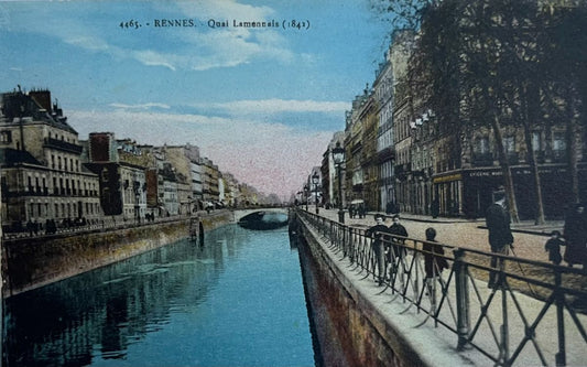 CPA FR35 Rennes - Quai Lamennais (1842)