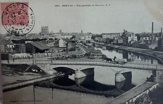 CPA FR35 Rennes - Vue générale de Rennes GF
