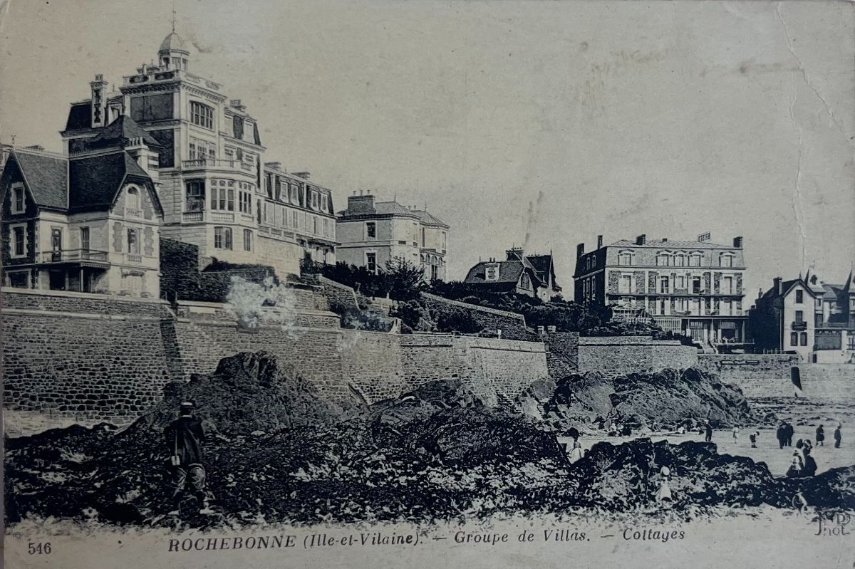 CPA FR35 Rochebonne (Ille-et-Vilaine) - Groupe de Villas - Cottages