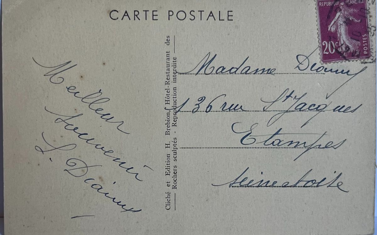 CPA FR35 Rothéneuf - Les Rochers Sculptés - L'Egyptien face aux flots