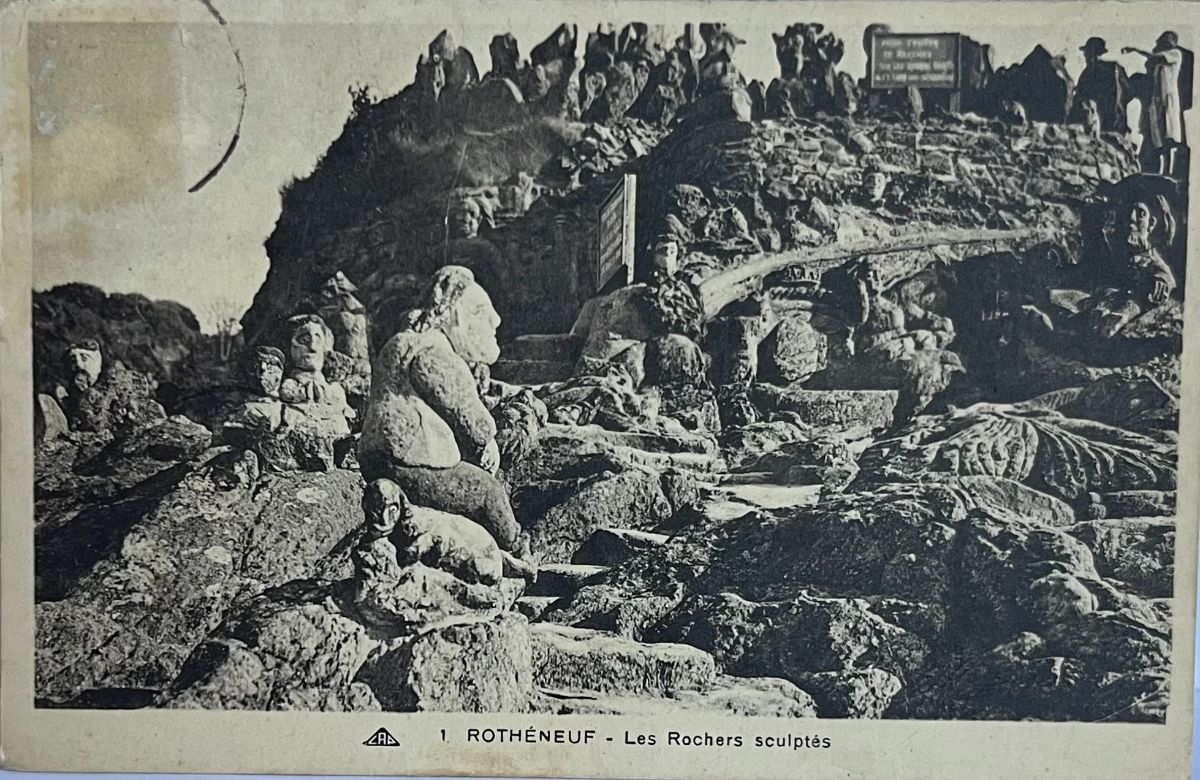CPA FR35 Rothéneuf - Les Rochers sculptés
