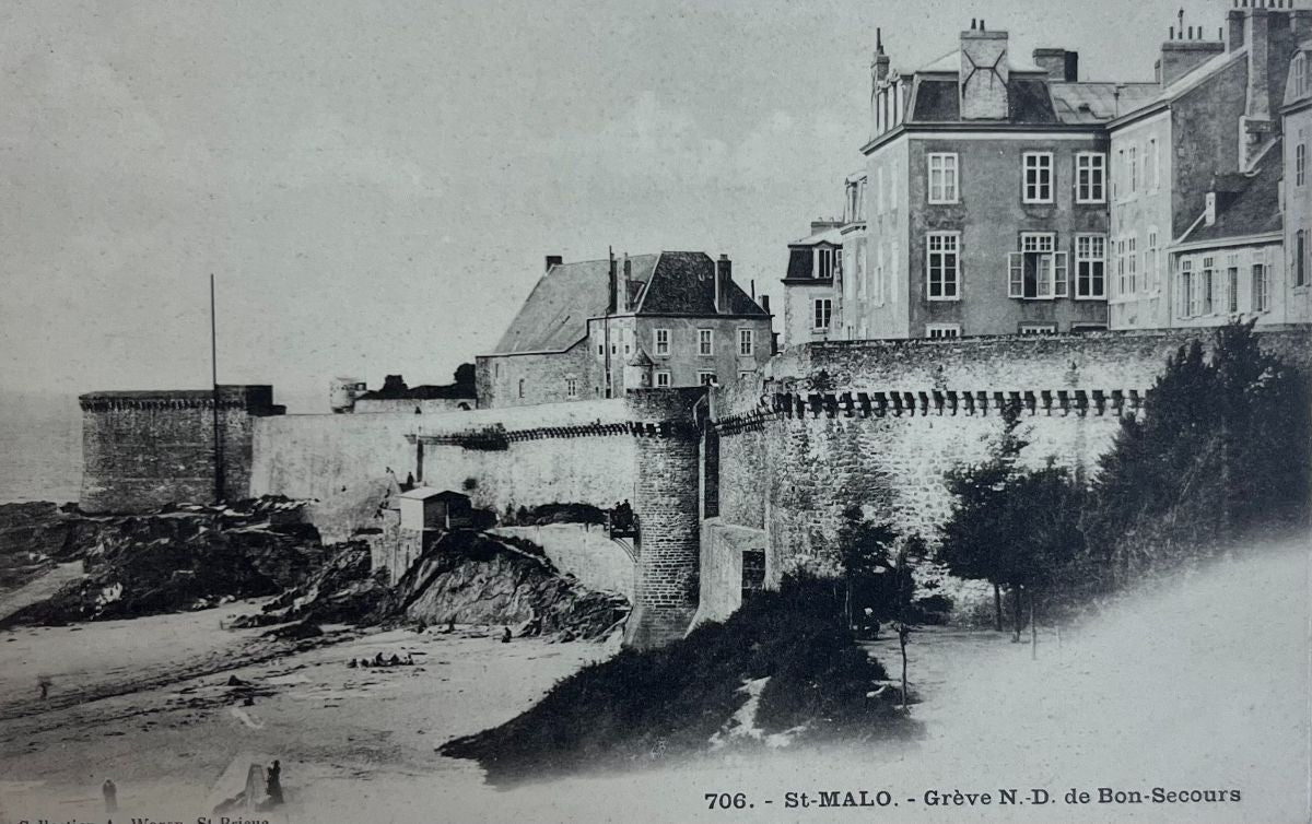 CPA FR35 St-Malo - Grève ND de Bon-Secours