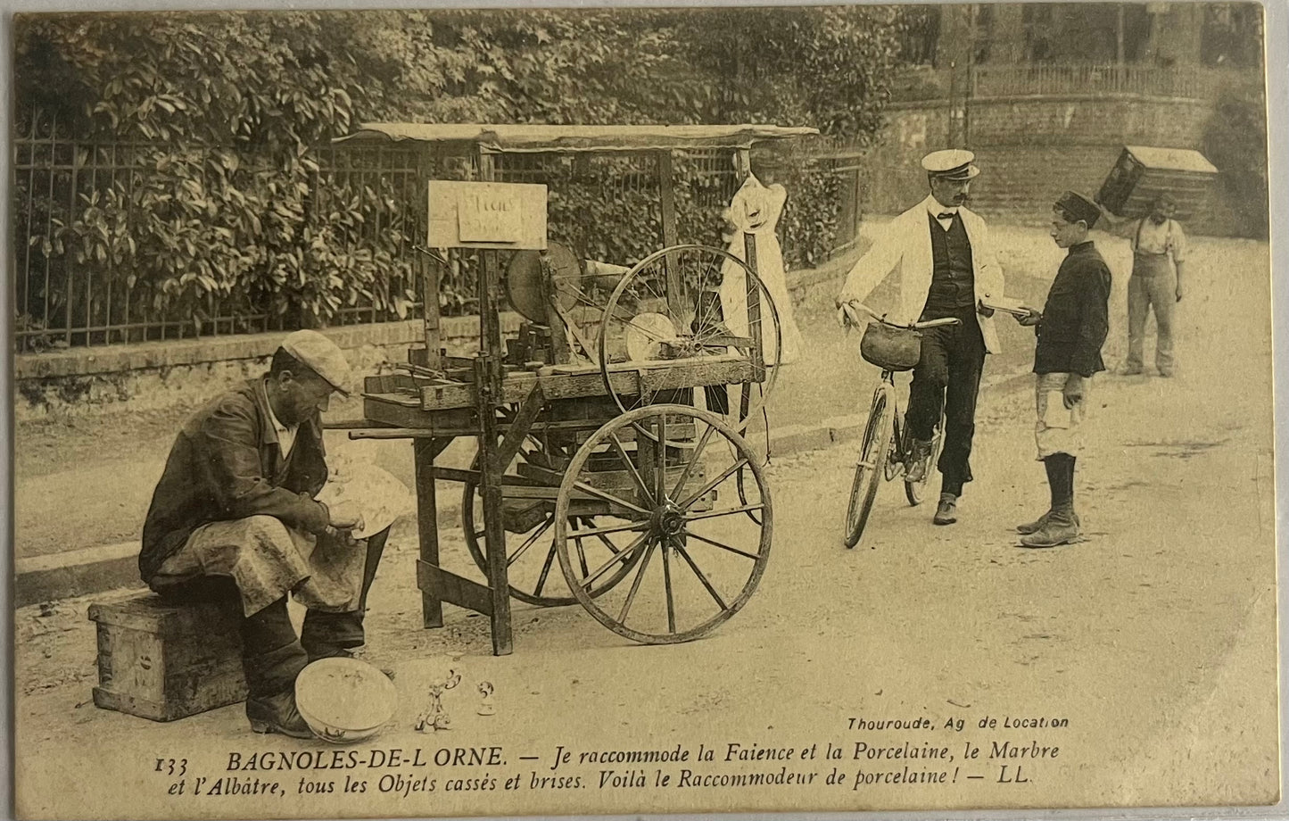 CPA FR61 Bagnoles-de-l'Orne - Je recommande la Faience et la Porcelaine, le Marbre et l'Albâtre, etc… recto