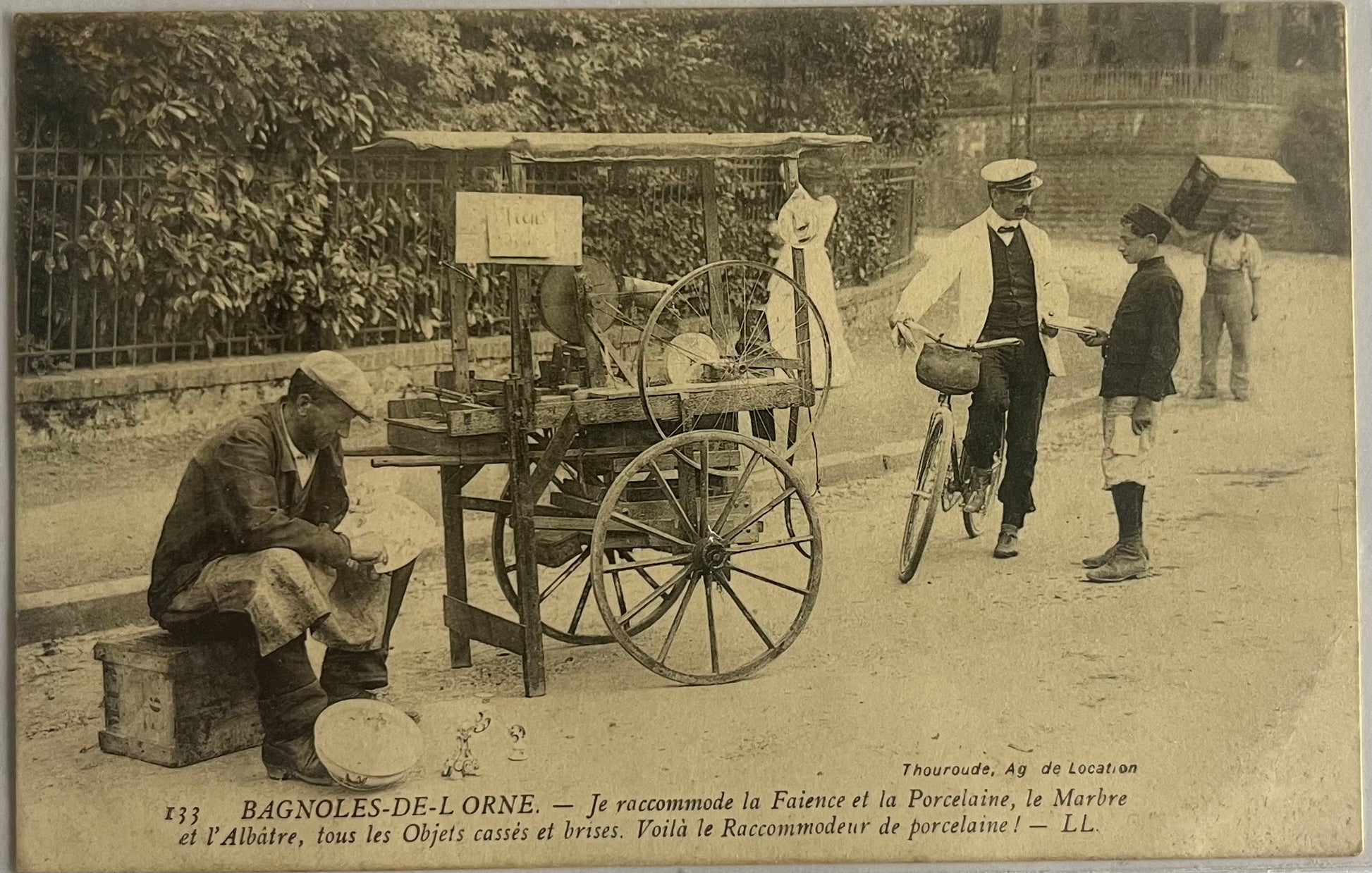 CPA FR61 Bagnoles-de-l'Orne - Je recommande la Faience et la Porcelaine, le Marbre et l'Albâtre, etc… recto