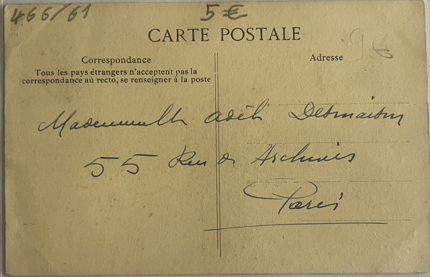 CPA FR61 Environs d'Alençon (Orne) - La Carrière de Granit Beauvoisine - Vue d'ensemble verso