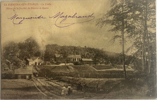 CPA FR61 La Ferrière-aux-étangs - La Fieffe Mines de la Société Denain et Anzin recto