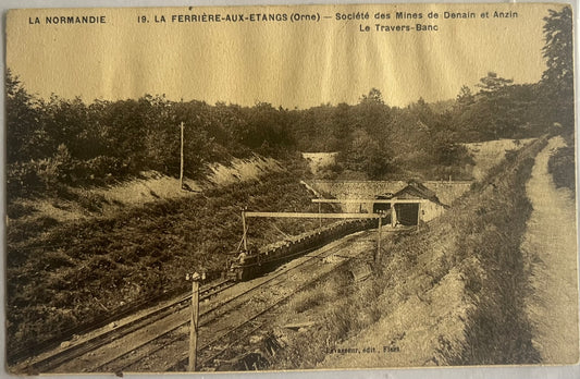 CPA FR61 La Ferrière-aux-étangs (Orne) - Société des Mines de Denain et Anzin - Le Travers-Banc recto