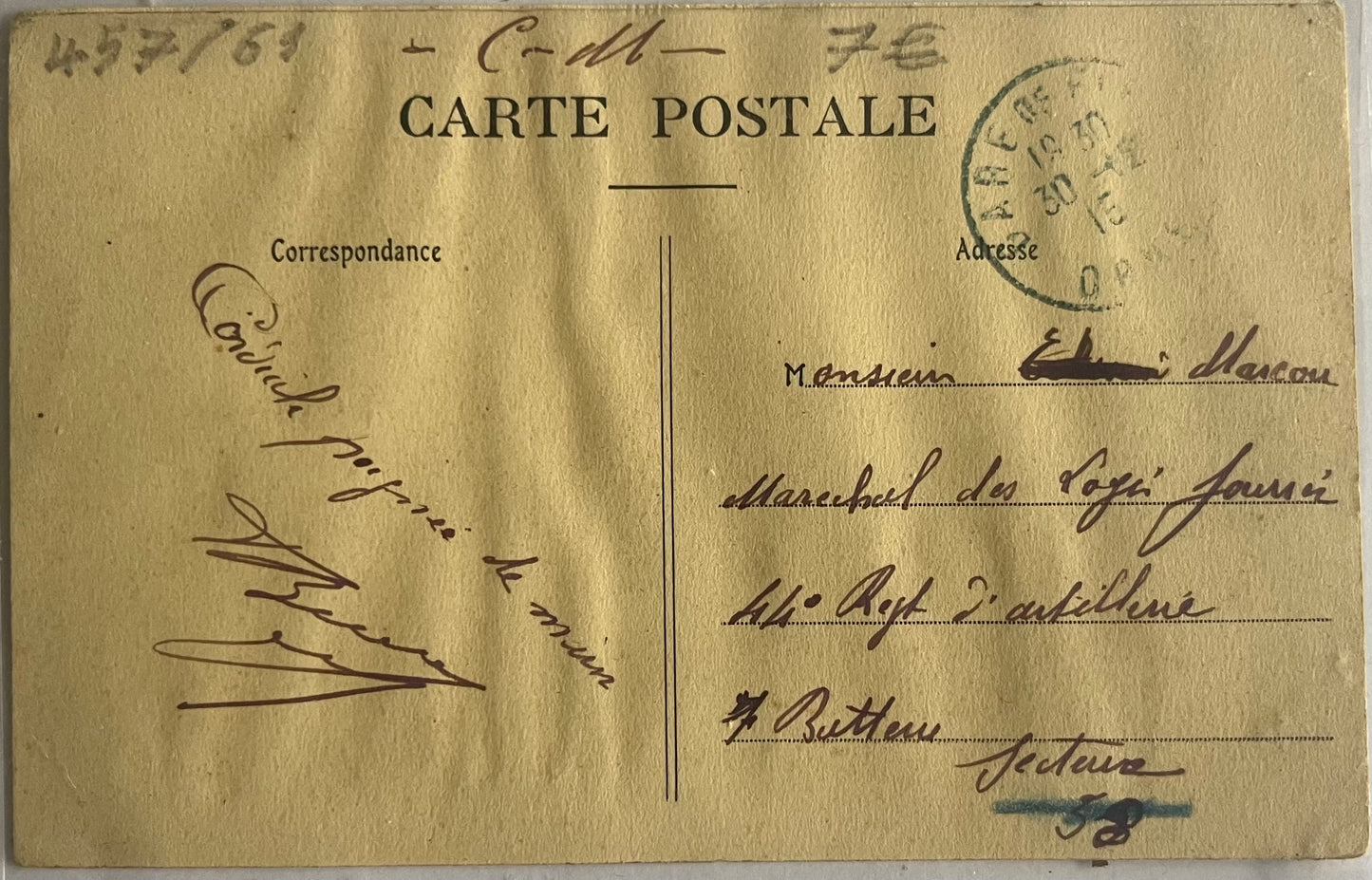 CPA FR61 La Ferrière-aux-étangs (Orne) - Société des Mines de Denain et Anzin - Le Travers-Banc verso