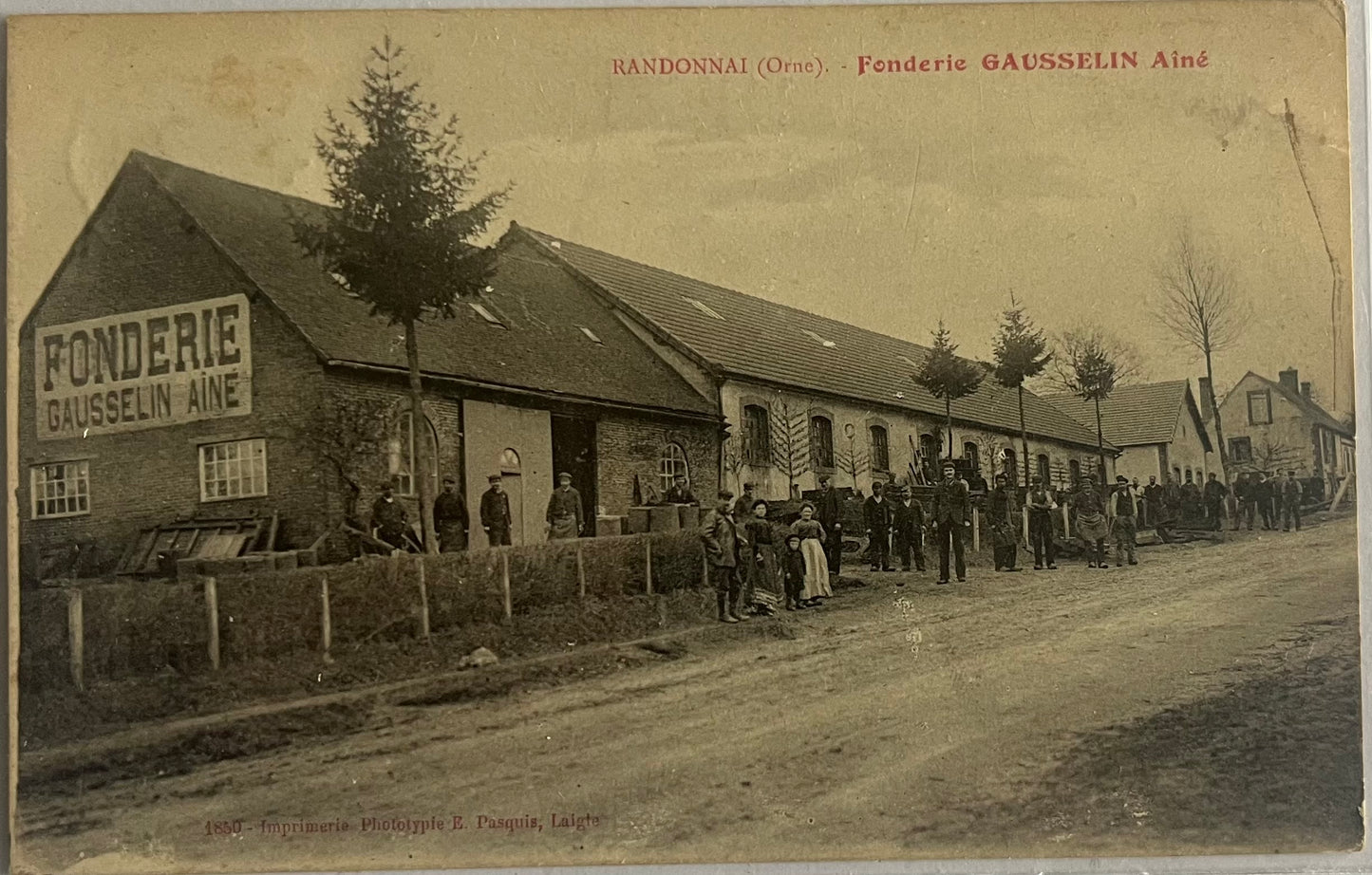 CPA FR61 Randonnai (Orne) - Fonderie GAUSSELIN Ainé recto