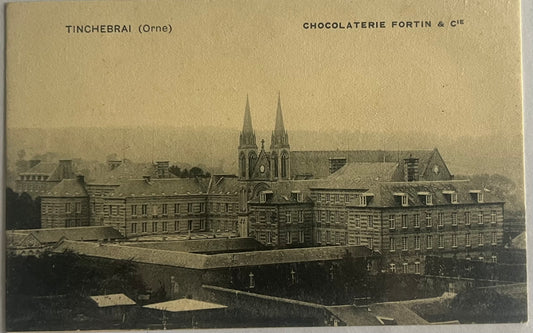 CPA FR61 Tinchebrai (Orne) - Chocolaterie Fortin & Cie recto