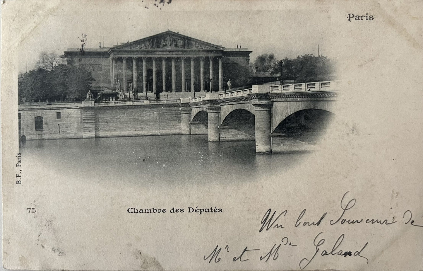 CPA FR75 Paris - Chambre des Députés