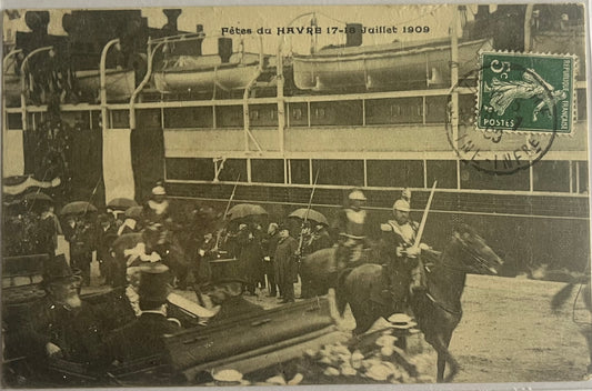 CPA FR76 Fêtes du Havre - 17-18 Juillet 1909 recto