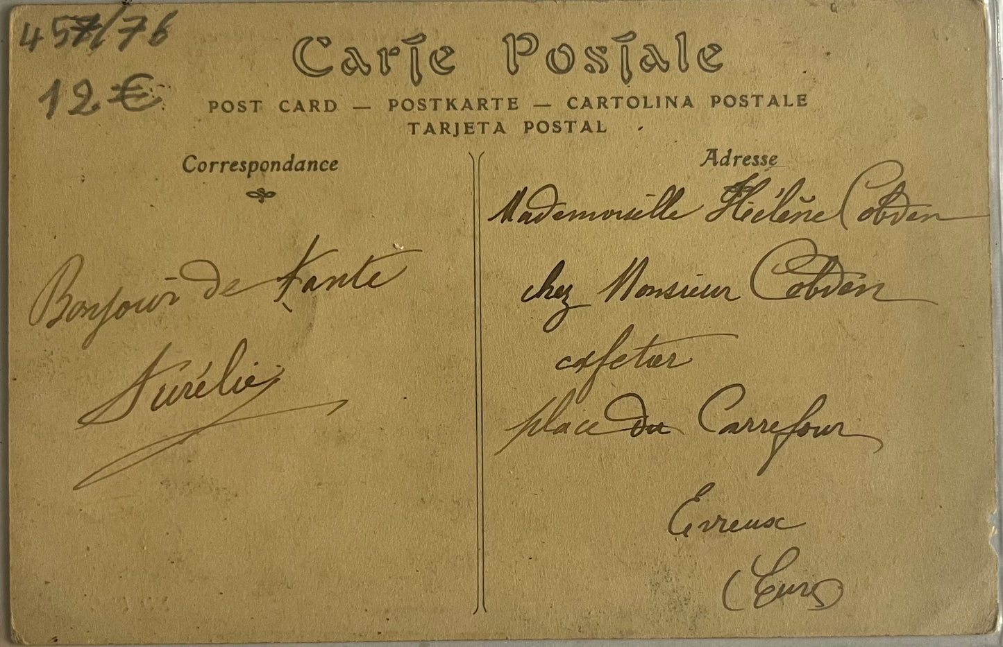 CPA FR76 La Bouille (Seine Inférieure) - Le Bac verso