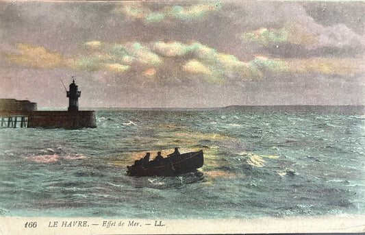 CPA FR76 Le Havre - Effet de mer LL