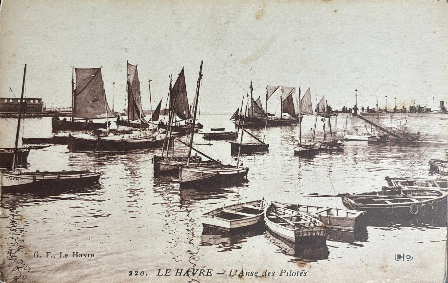 CPA FR76 Le Havre - L'Anse des Pilotes