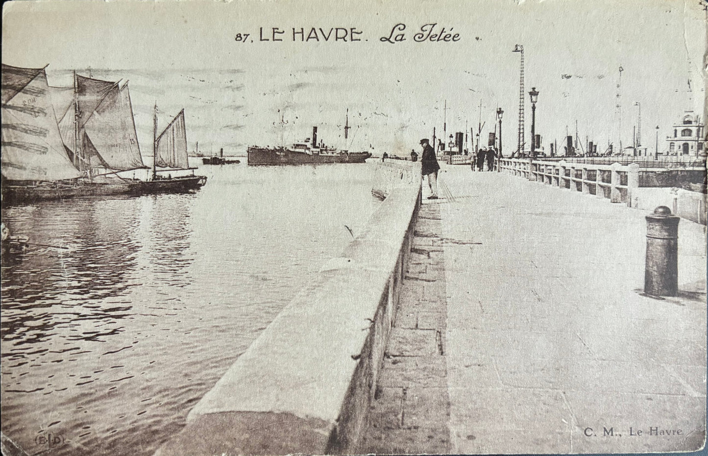 CPA FR76 Le Havre - La Jetée