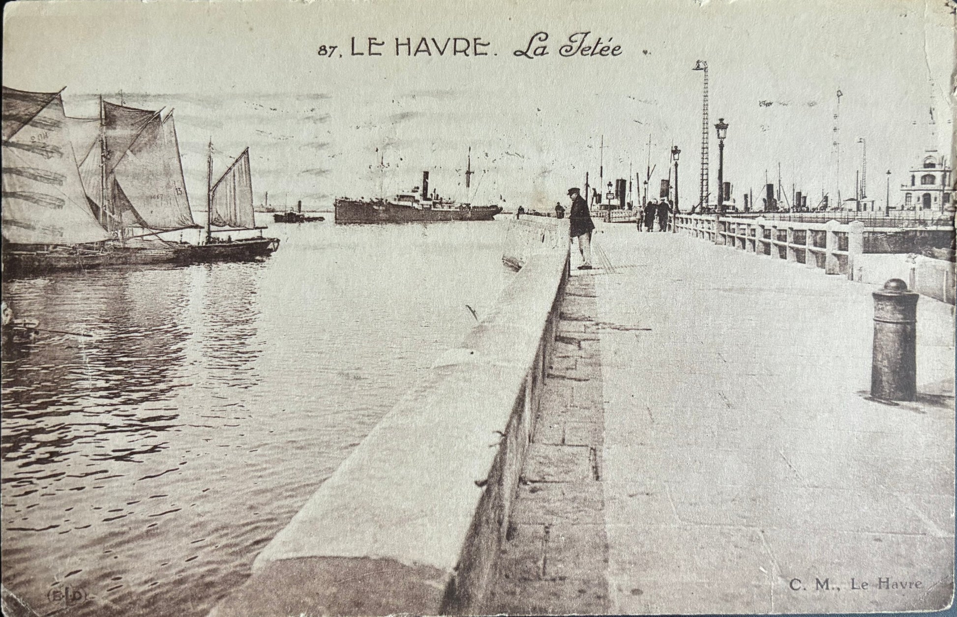 CPA FR76 Le Havre - La Jetée