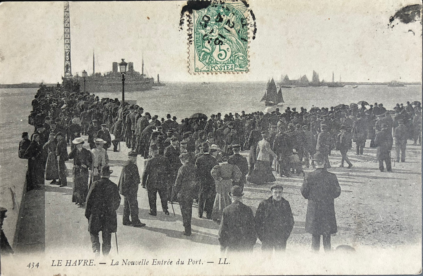 CPA FR76 Le Havre - La Nouvelle Entrée du Port