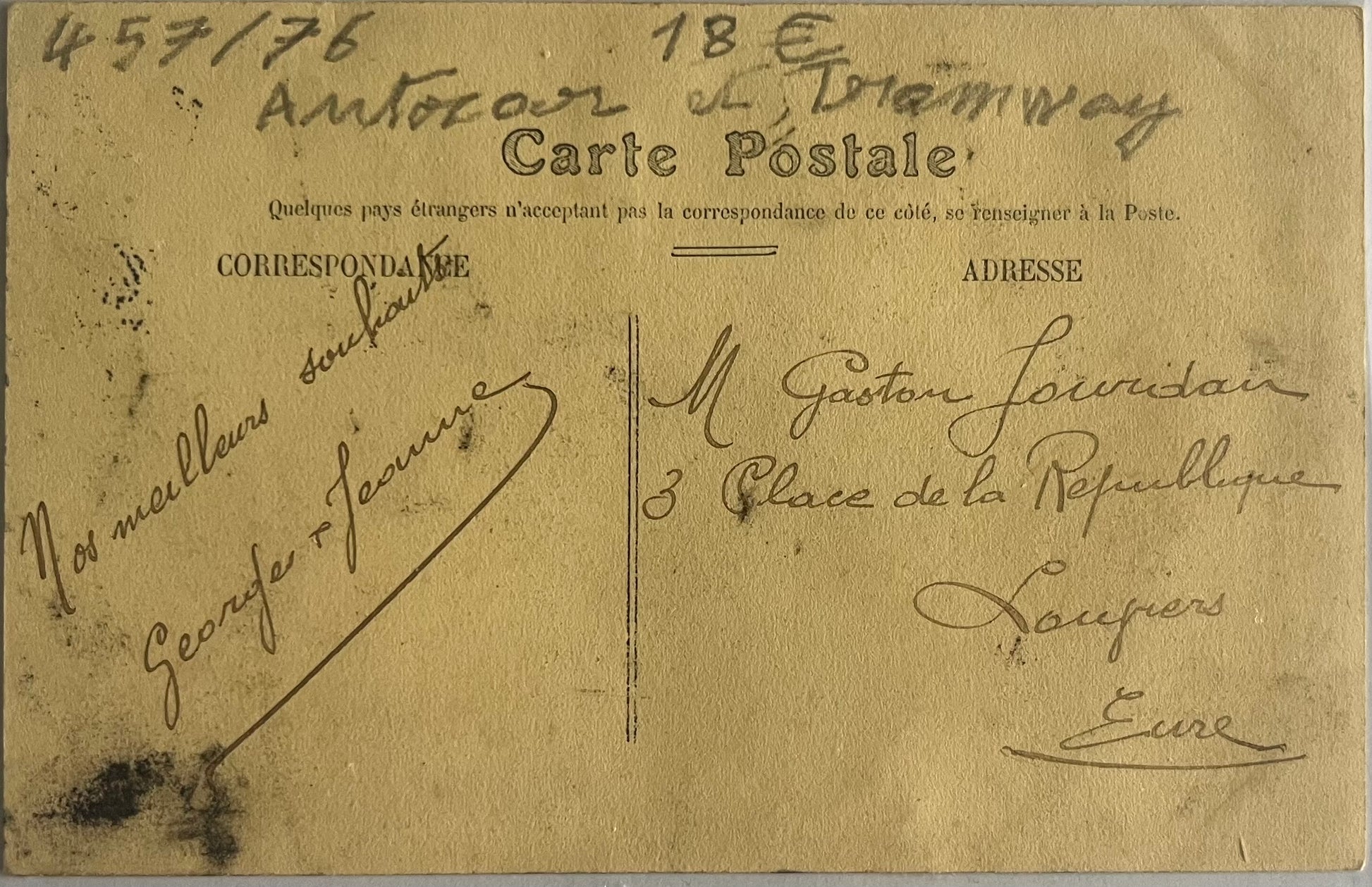 CPA FR76 Le Havre - Le Boulevard de Strasbourg verso