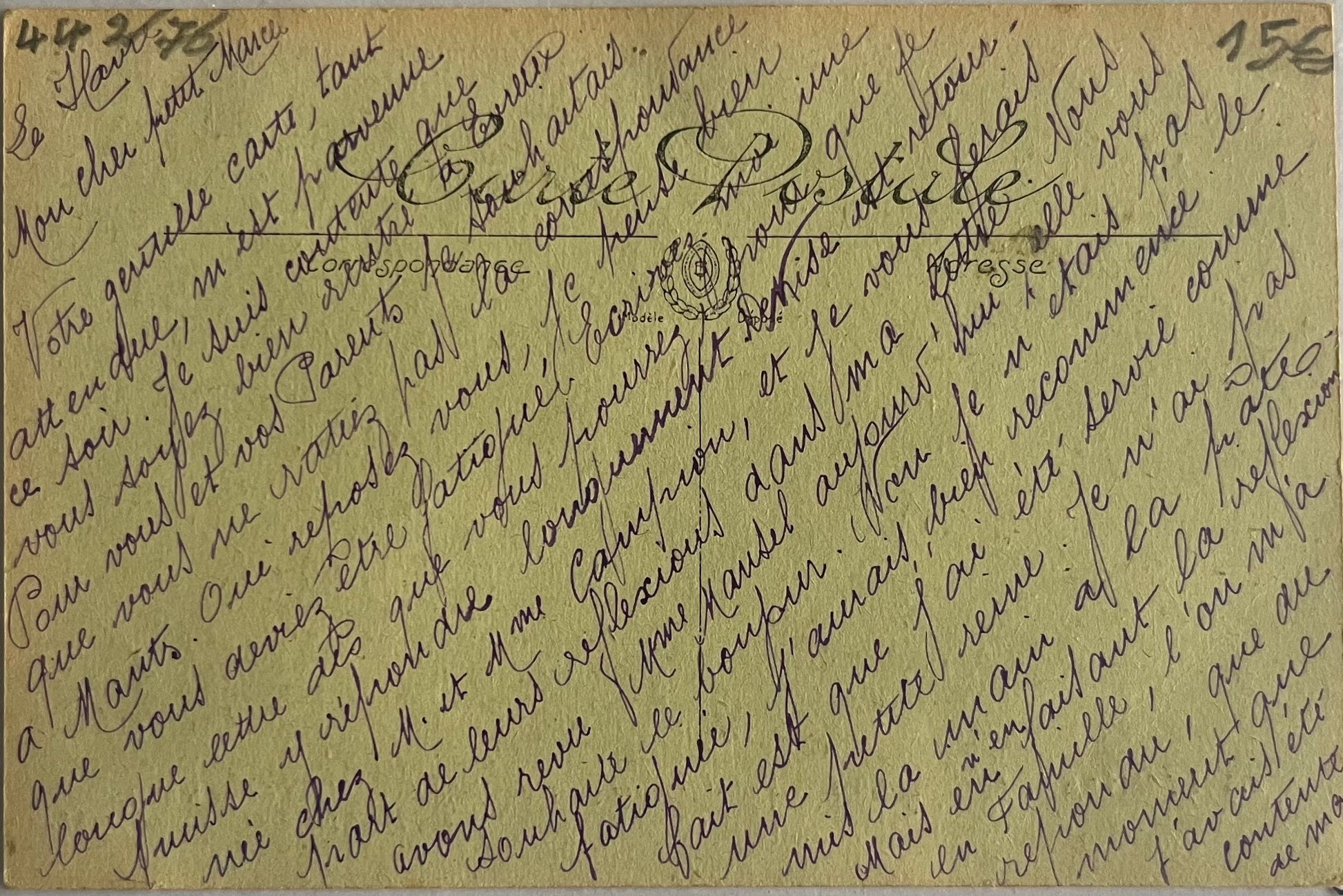 CPA FR76 Le Havre - Le Grand Quai - Embarquement pour Southampton - The Great Wharf Sanding place for Southampton verso