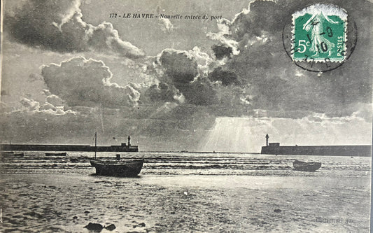 CPA FR76 Le Havre - Nouvelle entrée du port