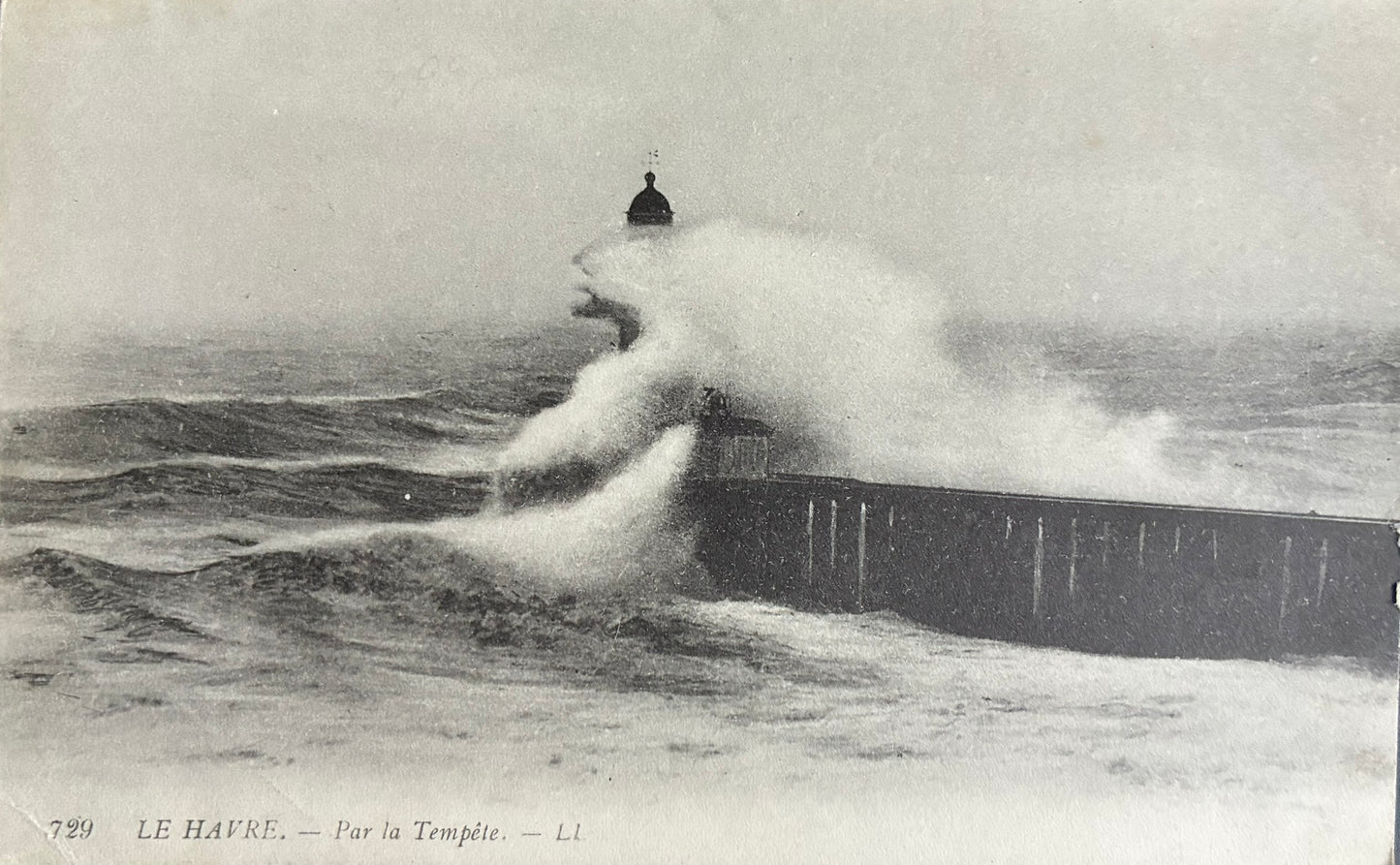 CPA FR76 Le Havre - Par la tempête