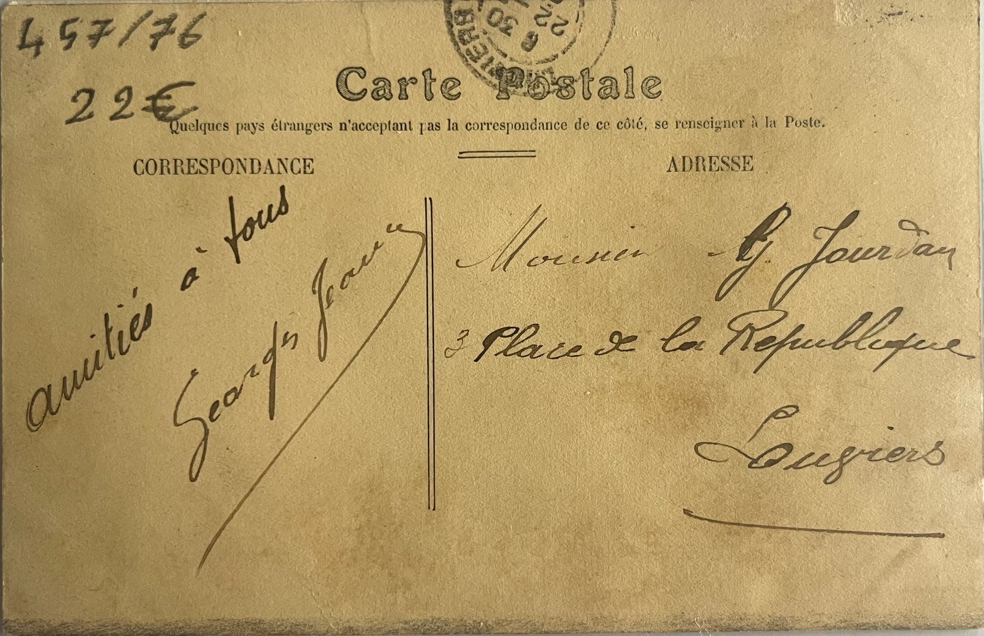 CPA FR76 Le Havre - Pelles d'Helice de Transatlantique verso