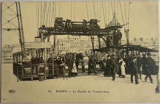 CPA FR76 Rouen - La Nacelle du Transbordeur recto