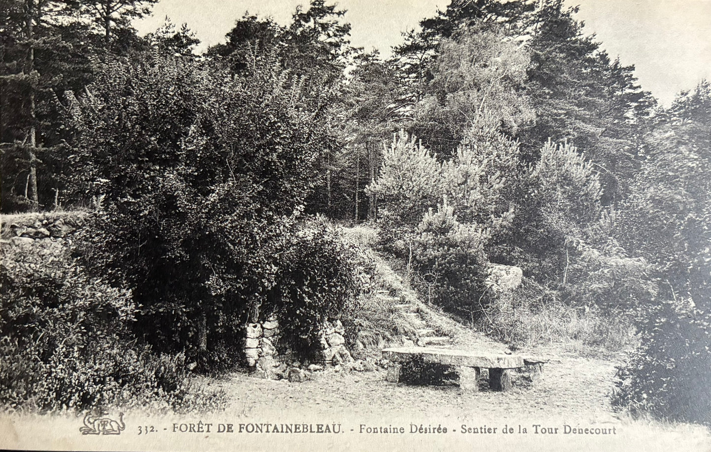 CPA FR77 Forêt de Fontainebleau - Fontaine Désirée - Sentier de la Tour Denecourt