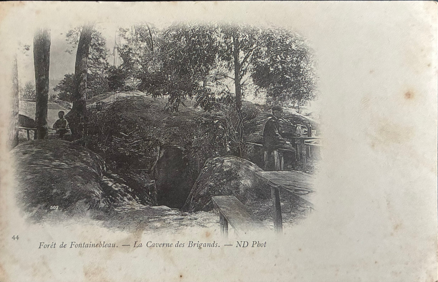 CPA FR77 Forêt de Fontainebleau - La caverne des brigands