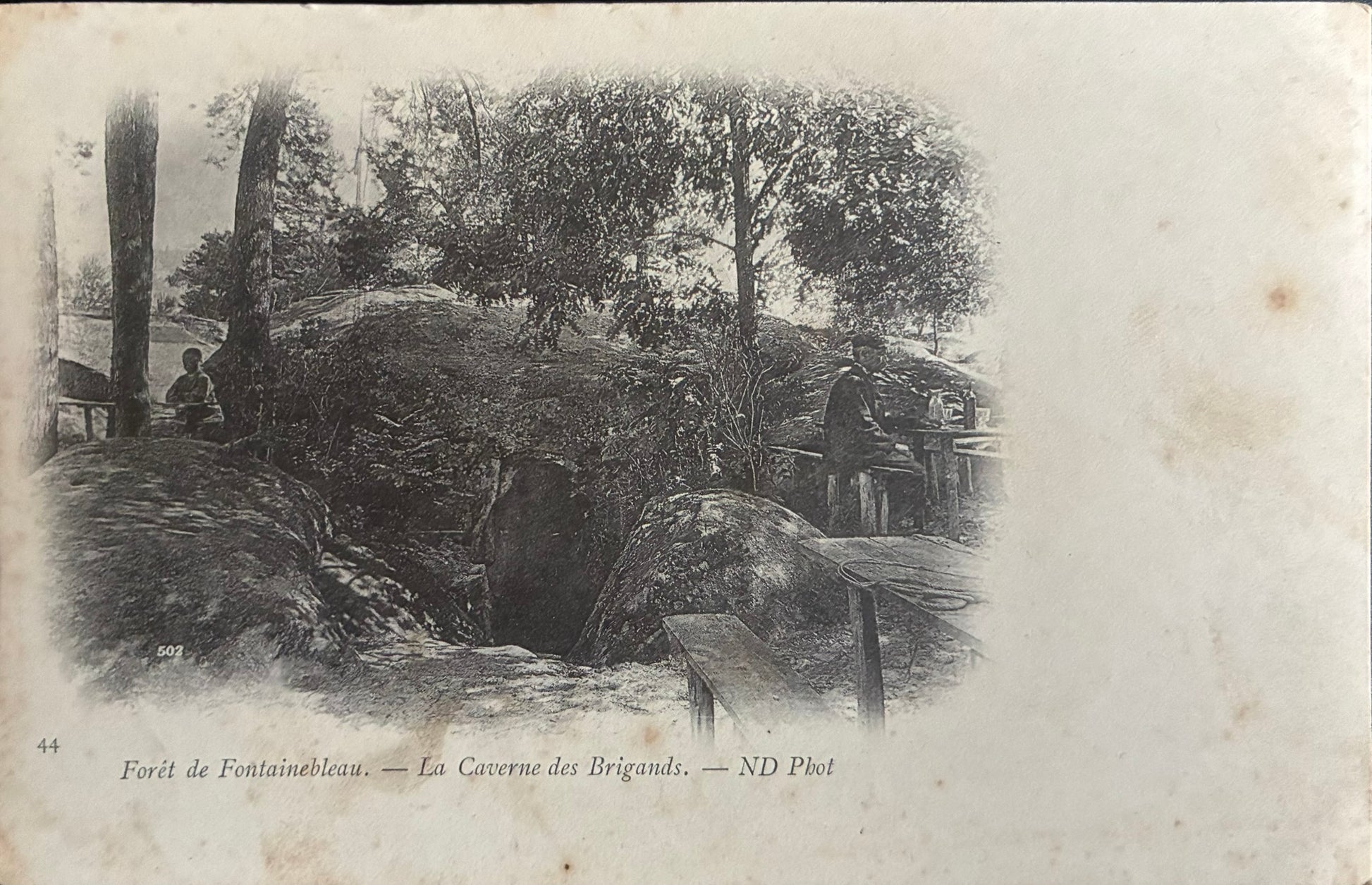 CPA FR77 Forêt de Fontainebleau - La caverne des brigands