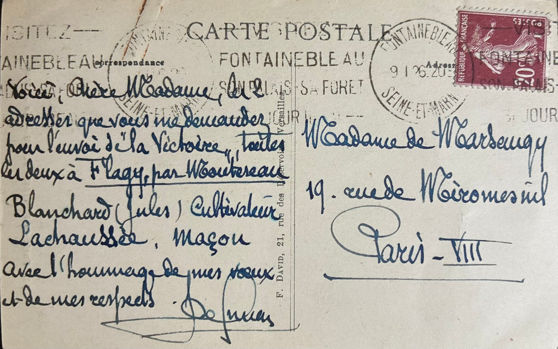 CPA FR77 Forêt de Fontainebleau - Le Jupiter