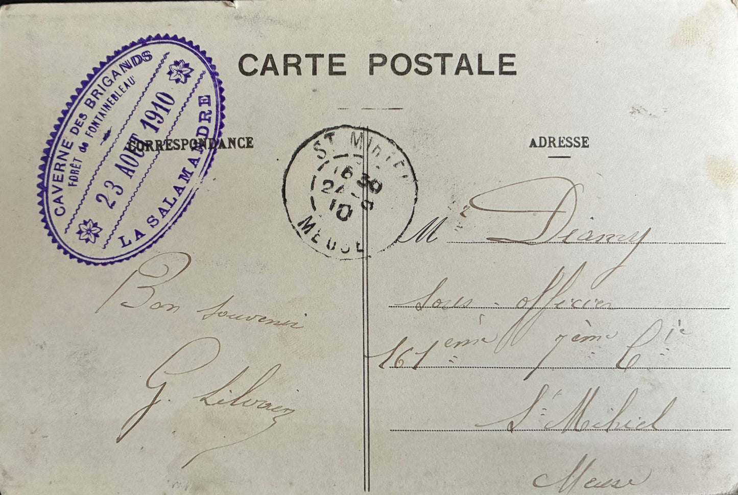 CPA FR77 Forêt de Fontainebleau - Rocher de Rousseau et Millet