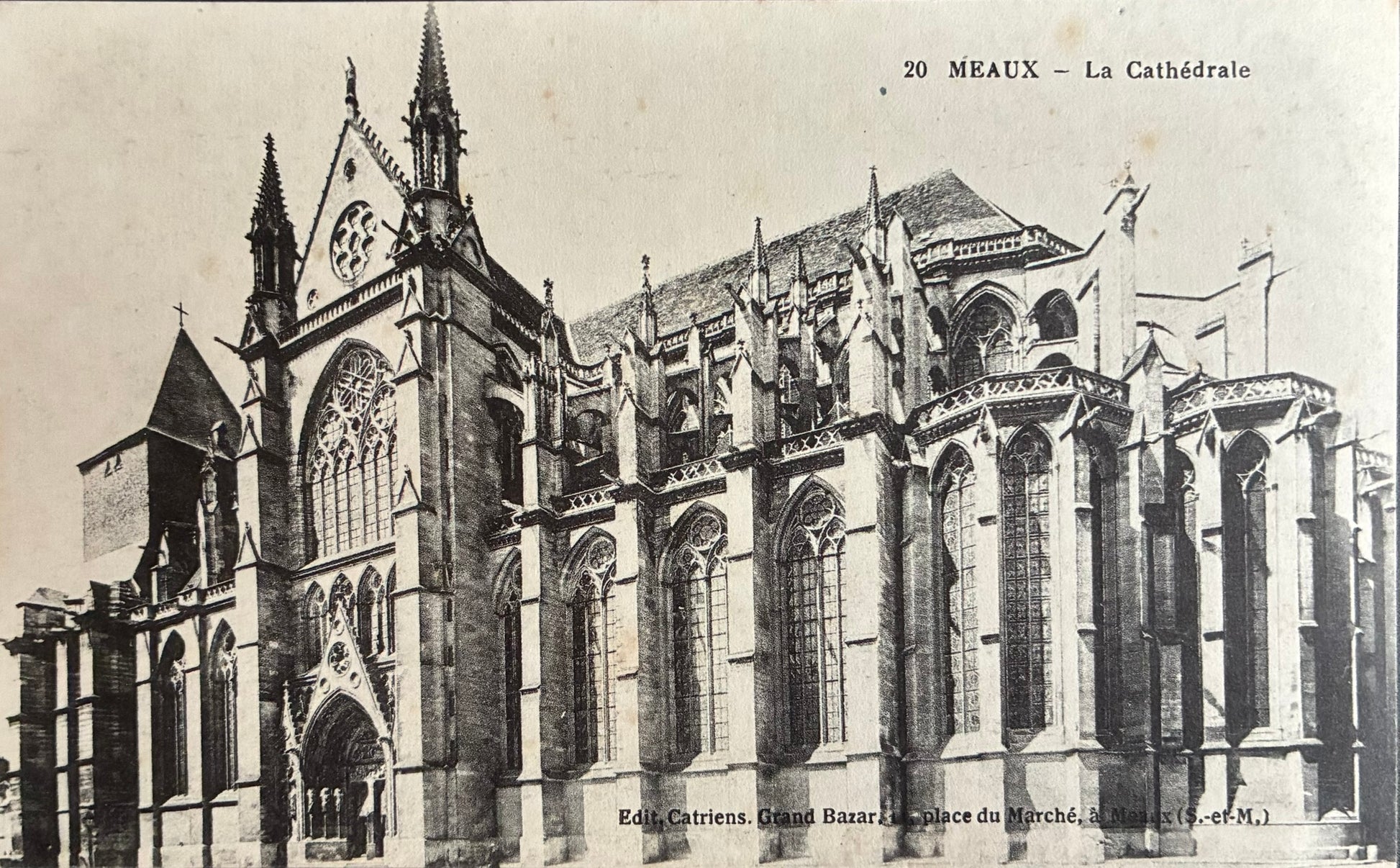 CPA FR77 Meaux - La Cathédrale