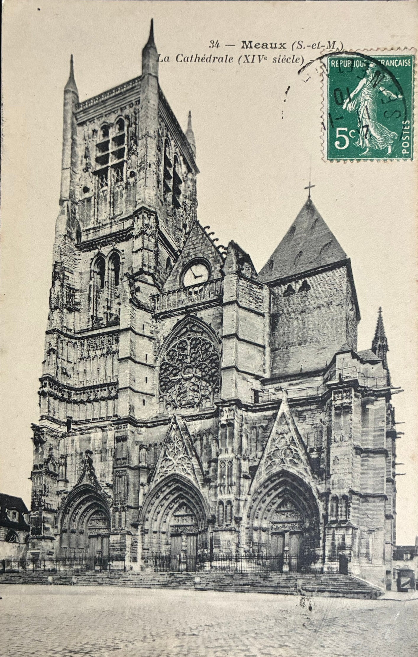 CPA FR77 Meaux - La Cathédrale