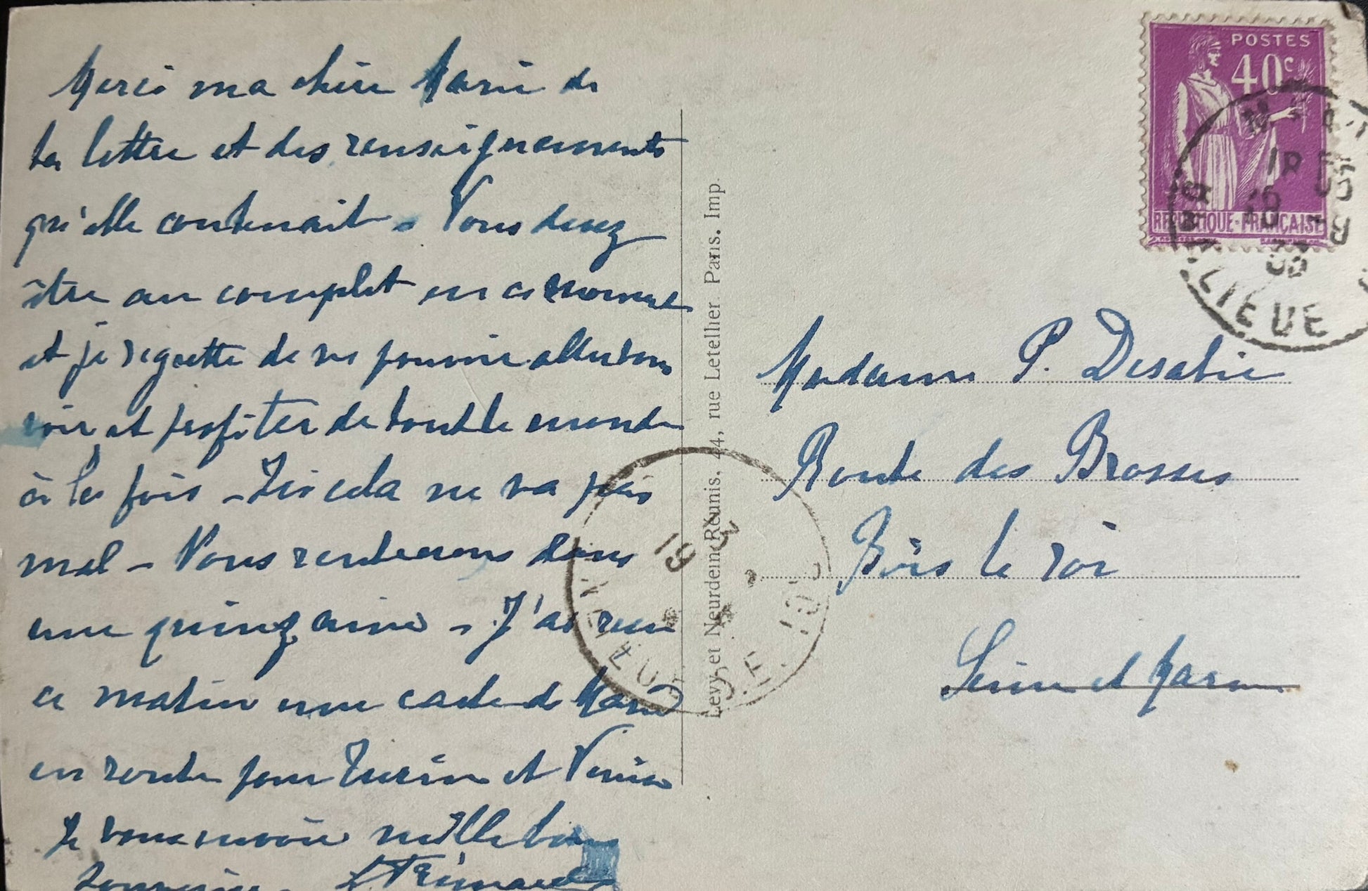 CPA FR77 Meaux - Vue sur la Cathédrale, prise de l'Hôtel de Ville