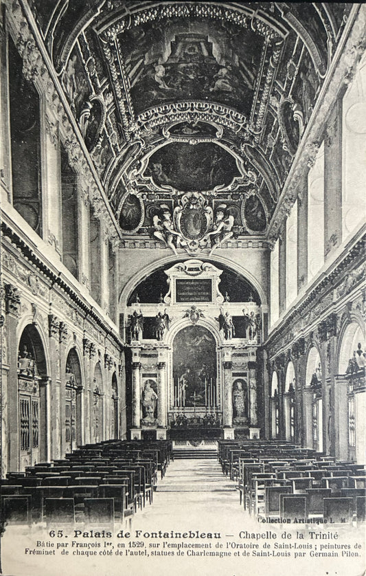 CPA FR77 Palais de Fontainebleau - Chapelle de la Trinité