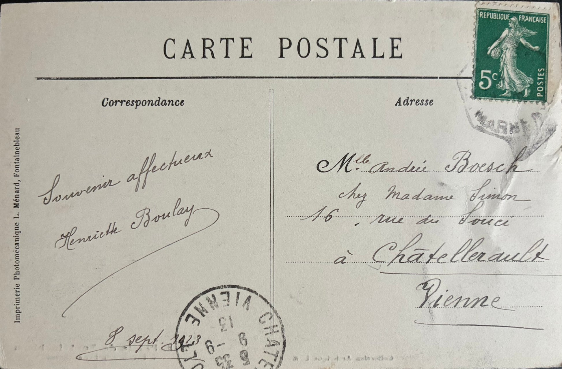 CPA FR77 Palais de Fontainebleau - L'escalier du fer à cheval