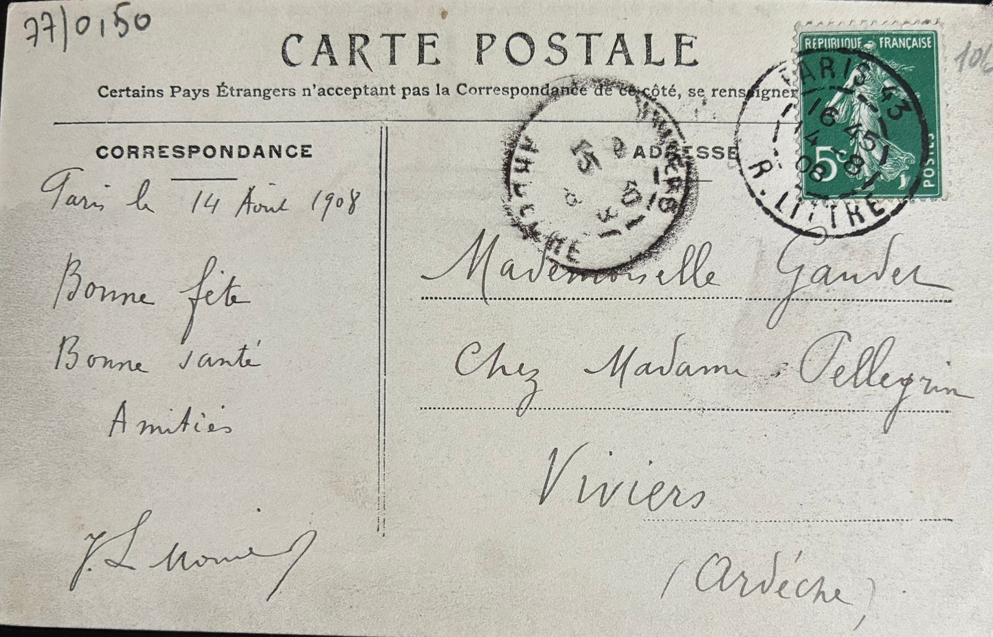 CPA FR77 Palais de Fontainebleau - L'étang des Carpes et le Pavillon dde l'Empereur