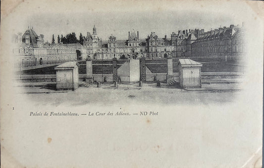 CPA FR77 Palais de Fontainebleau - La Cour des Adieux