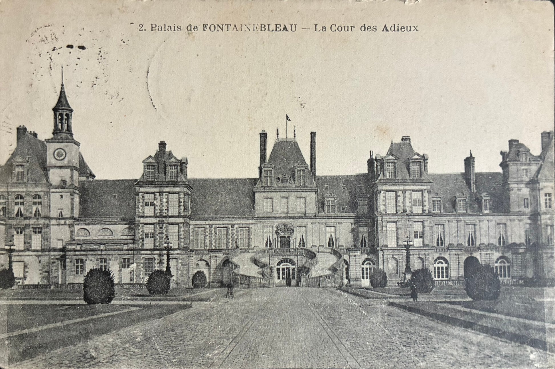 CPA FR77 Palais de Fontainebleau - La Cour des Adieux