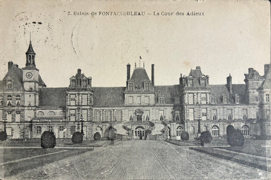 CPA FR77 Palais de Fontainebleau - La Cour des Adieux